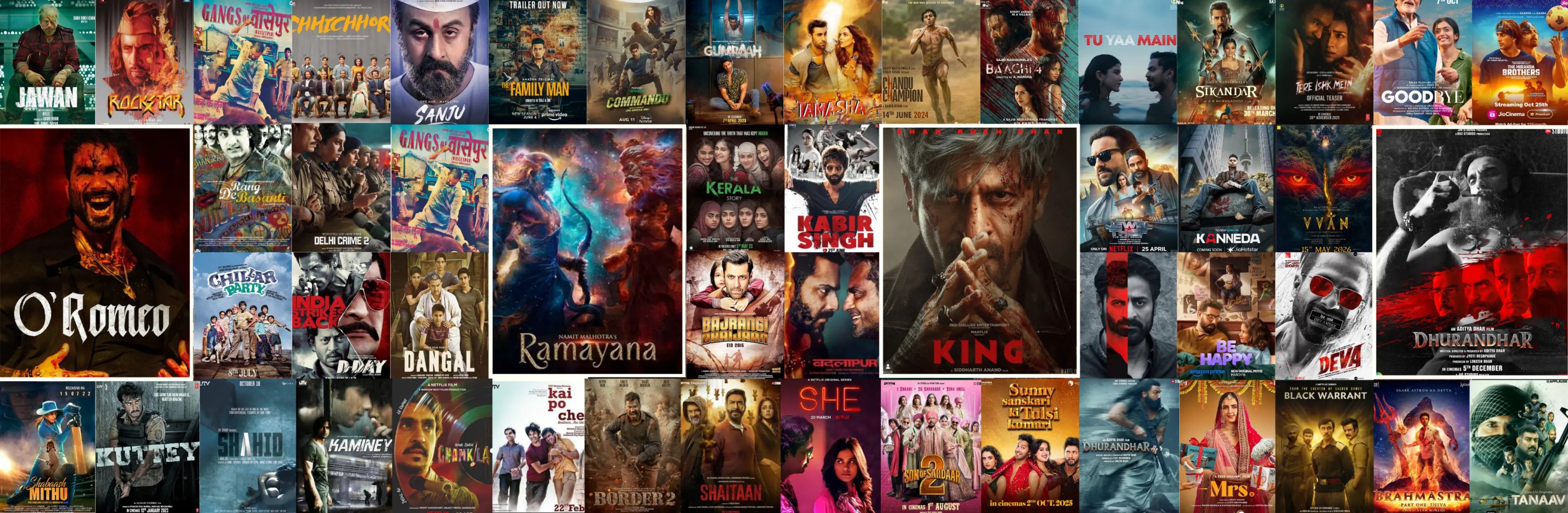 Mukesh Chhabra Casting Company - Movie Collage